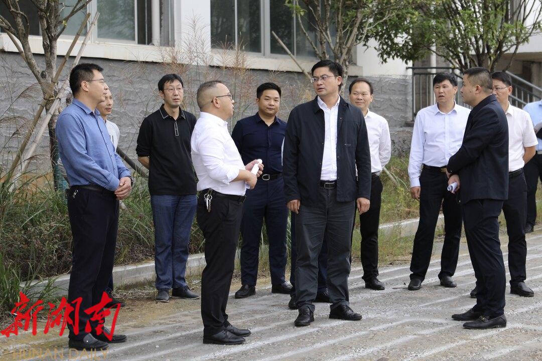 余勋伟带队调度重点建设项目工作_邵阳头条网